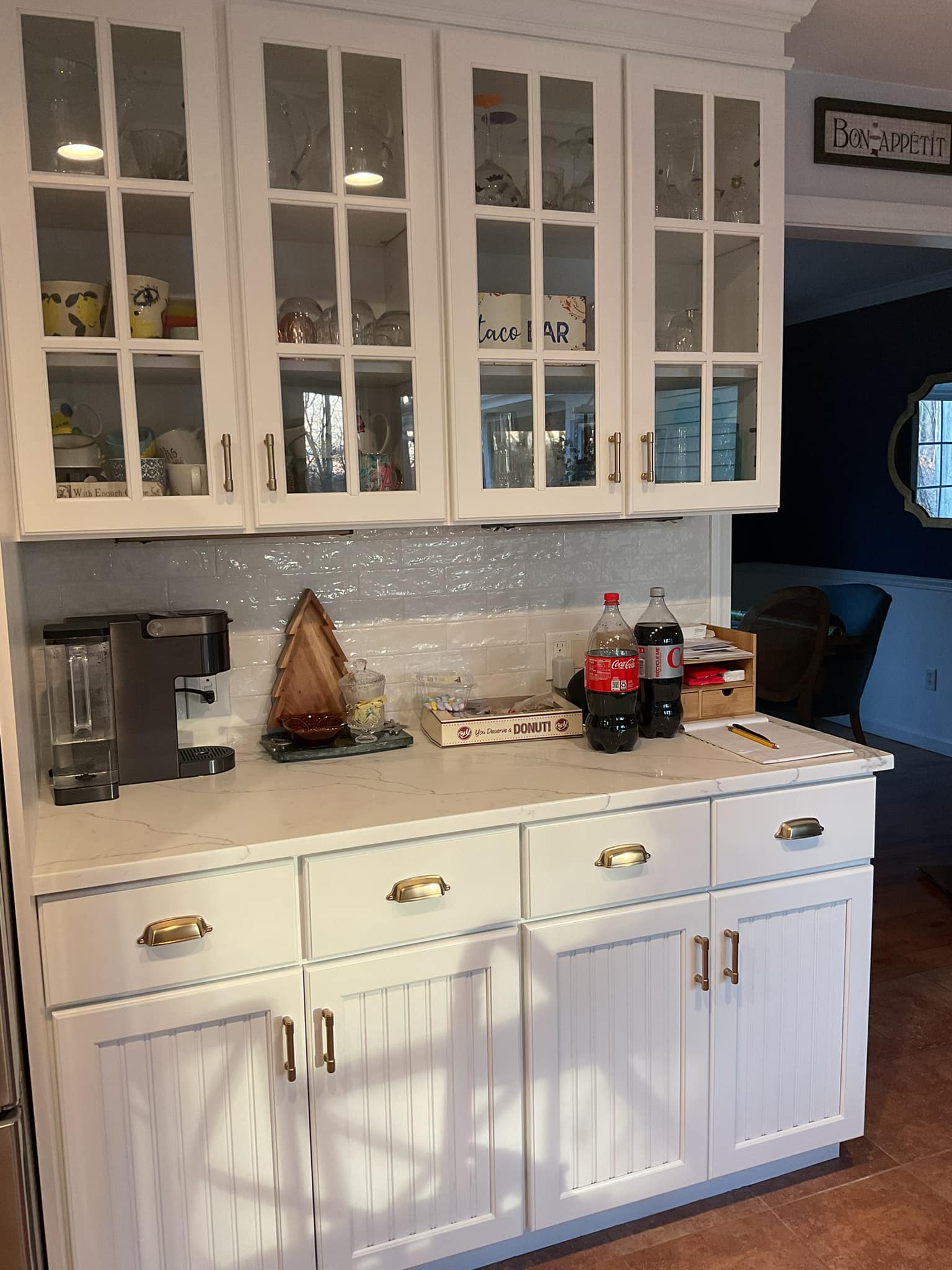 Flooring installation project showing professional craftsmanship